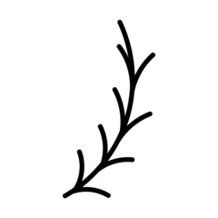 Fototapeta na wymiar Tree branch icon design template vector isolated