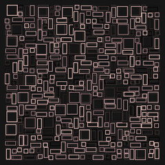 Offset Quads generative art background art illustration