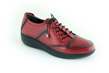 Leather and comfortable women's shoes.