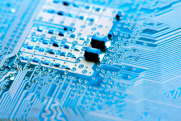 Abstract,close up of Mainboard Electronic background.
(logic board,cpu motherboard,circuit,system...