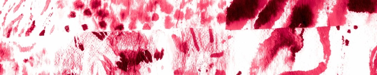 Animal Textiles Jungle. Rose Modern Line Art. Red