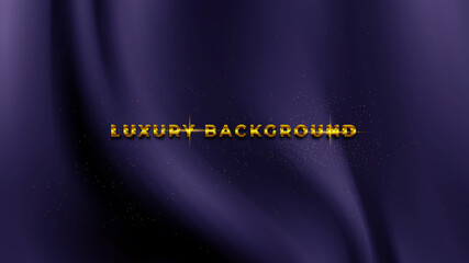 golden luxury purple wavy background
