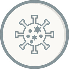 Obraz premium Virus Icon