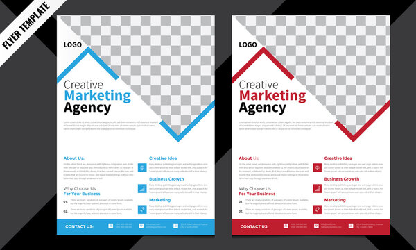 Corporate Flyer Template,  Brochure Design, creative corporate trendy unique business marketing agency flyer magazine leaflet design with abstract geometric shape advertising template print poster.