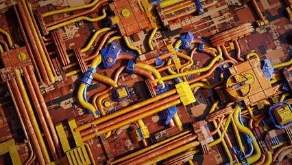 scifi background, futuristic computer elements