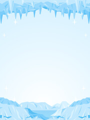 氷の世界　風景（縦向き） © Katie（カチエ）