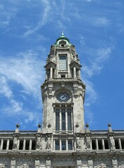 Fototapeta na wymiar Historical town hall in Porto - Portugal 