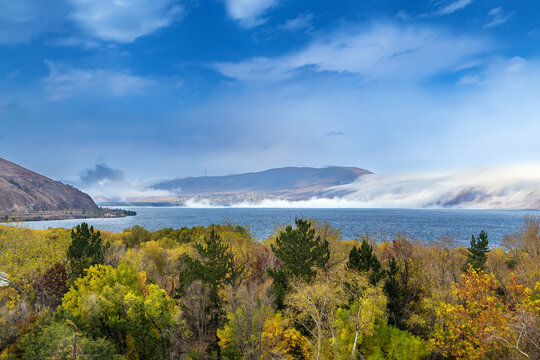 Landscape from Sevanavank monastery, Armenia