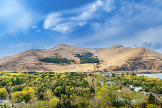 Landscape from Sevanavank monastery, Armenia