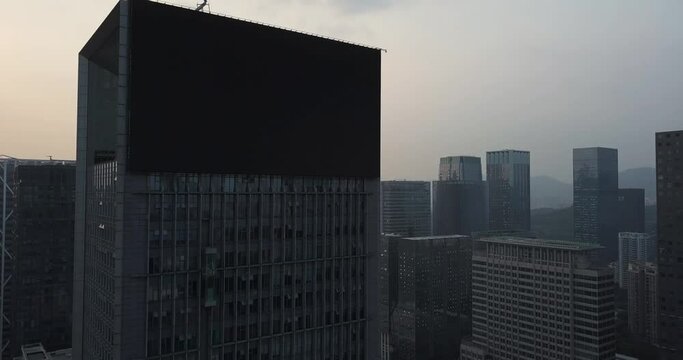 Office blocks and skyscrapers in Shenzhen China