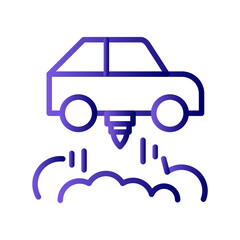 Flying Car Icon
