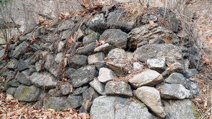 Old stone fences, architecture, technology, stone,