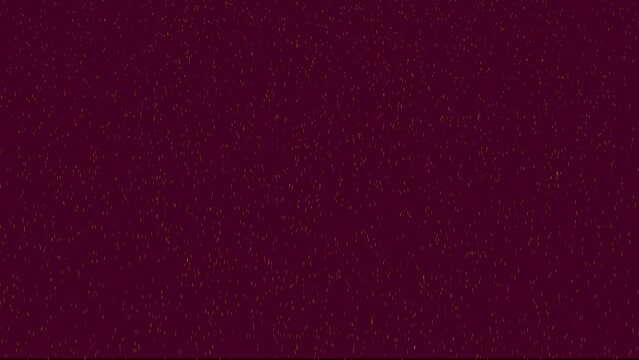Red wine background with gold falling short lines like snow Simple high definition animation with objects falling in a perfect, seamless loop.