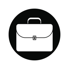Briefcase icon, for graphic and web design color edtable