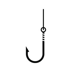 hooks vector isolated on white background. icon hooks isolated color editable