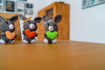 Amigurumi Easterbunnys Selfmade Handmade Bavaria Germany