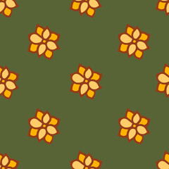 seamless background with flowers, abstract pattern, trendy colors