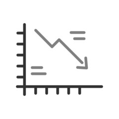 Falling markets Icon