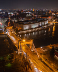 Most Grunwaldzki, Grunwaldzki Bridge, Wrocław, Poland - obrazy, fototapety, plakaty