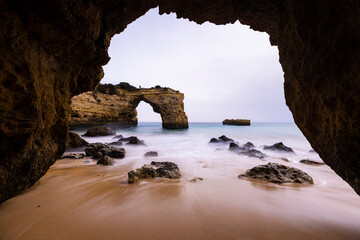 Atardecer. Arco de Albandeira. Cueva5