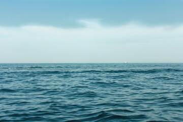 Excitement at sea in windy weather