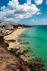 Playa del Matorral, also known as Jandía Beach, is a long white sand beach at Jandía peninsula,...