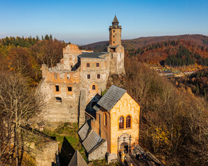 Zamek Grodno, Zagórza Śląskie, Dolnośląskie, Polska, Poland