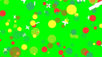 ポップ 丸 円 カラフル シンプル 野菜 グリーンバック [別Verあり]