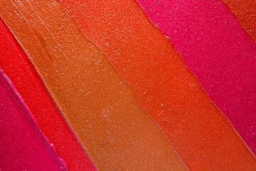 Lipstick smudge wave prange pink red texture background