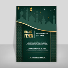 Download the Islamic flyer template vector file