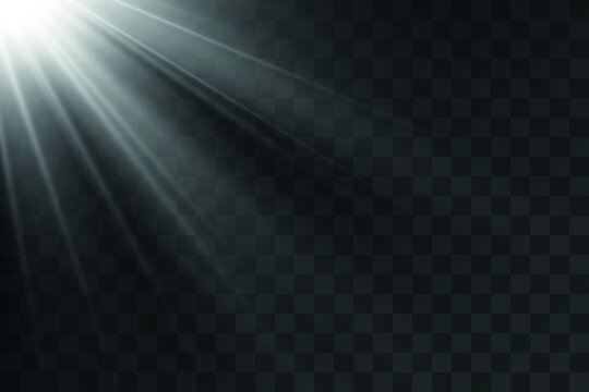 Vector Light With Glare. Sun, Sun Rays, Dawn, Glare From The Sun Png. Gold Flare Png, Glare From Flare Png.