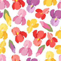 Flower seamless pattern