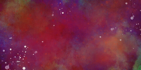 Pink background withDark pink abstract watercolor background with blots and splash with paper texture. Dark pink paper texture water color painted illustration.