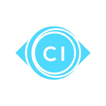 ci letter logo design on white background. ci creative initials letter logo concept. ci letter design.