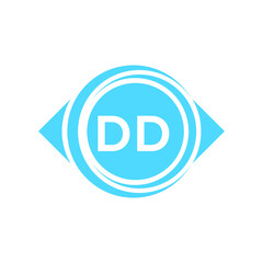 dd letter logo design on white background. dd creative initials letter logo concept. dd letter design.