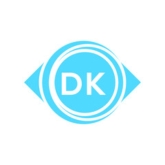 dk letter logo design on white background. dk creative initials letter logo concept. dk letter design.