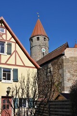 Gunzenhausen - Färberturm und Stadtmauer