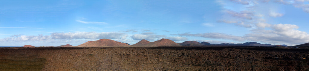 volcanic area in Lanzarote