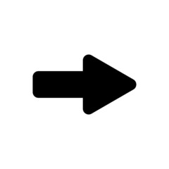 Arrow icon in trendy flat style isolated on white background. Arrow symbol for your website design, logo, app, UI. Vector illustration