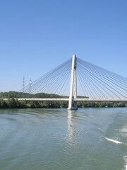 Fototapeta na wymiar Big Danube Bridge