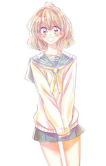 セーラー服の女子学生