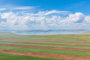 Beautiful clouds and sky, Republic of Khakassia, lakes Shira and Bele, Russia