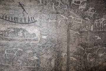 Khakassia petroglyphs, Republican Museum and Cultural Center, Republic of Khakassia, Russia