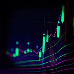 Financial accounting of profit summary graphs analysis. The business plan at the meeting and analyze financial numbers to view the performance of the company.