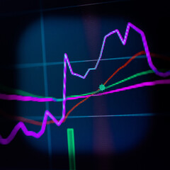 Financial accounting of profit summary graphs analysis. The business plan at the meeting and analyze financial numbers to view the performance of the company.