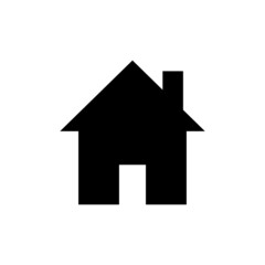home  flat vector icon isolated on white background