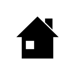home  flat vector icon isolated on white background