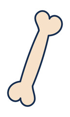 Fototapeta premium bone icon image
