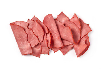Beef pastrami slices