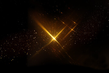 abstract background of holographic light and flare